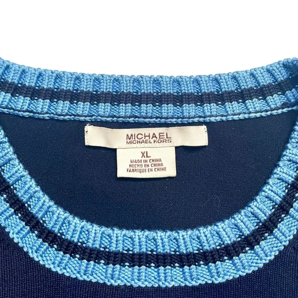 Michael Michael Kors Crewneck Silk Blend Sweater - Picture 2 of 4